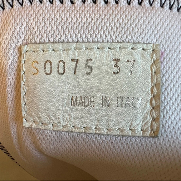 No. 21 Knee High Lace Up Sneaker Boots White Black 37 NWOB Unique Designer Rare - Picture 9 of 12